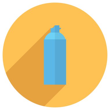 Traş köpüğü düz simgesi