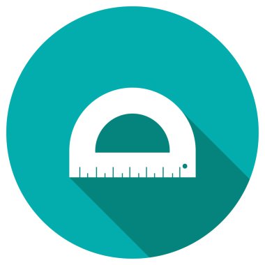 Cetvelin düz simgesi