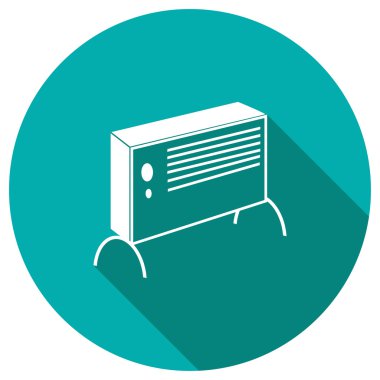 Isıtıcı düz simgesi