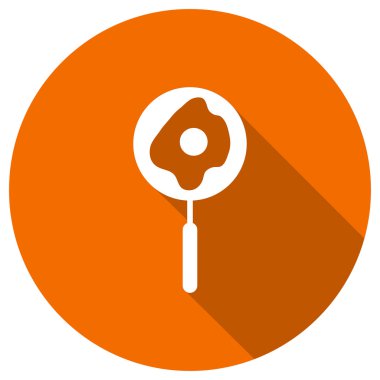 Kızarmış yumurta, tavada.