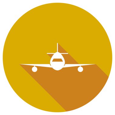 Uçağının düz simgesi