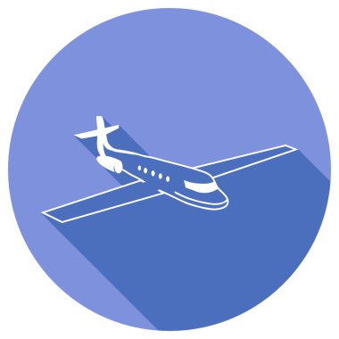 Uçağının düz simgesi