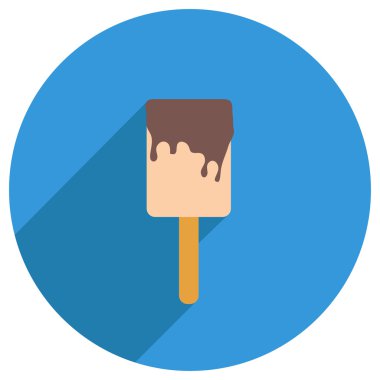 Dondurma düz simgesi