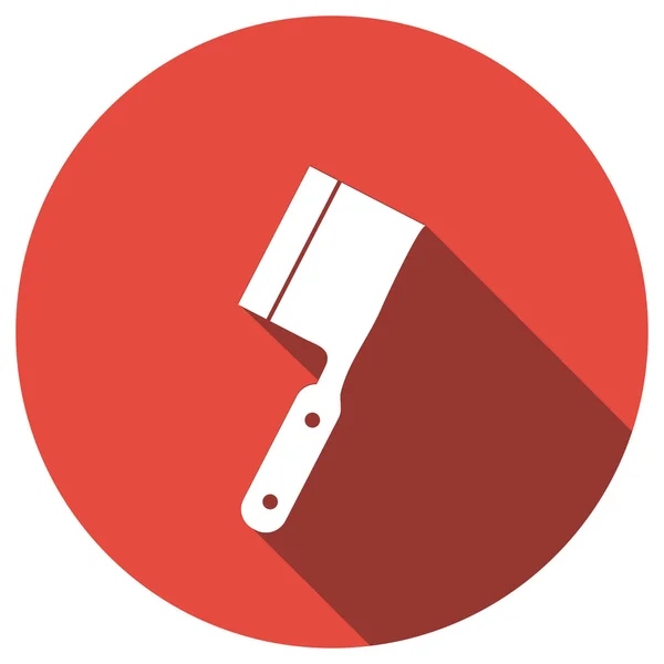 Icono plano de hacha de cocina — Vector de stock