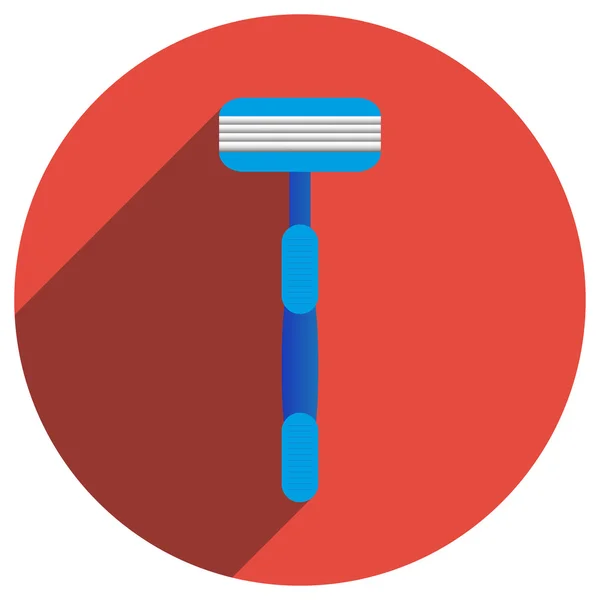 Flat Icon of machine for shaving — Stock Vector