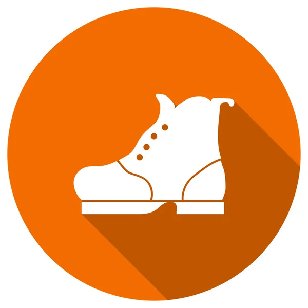 Плоская икона обуви — стоковый вектор