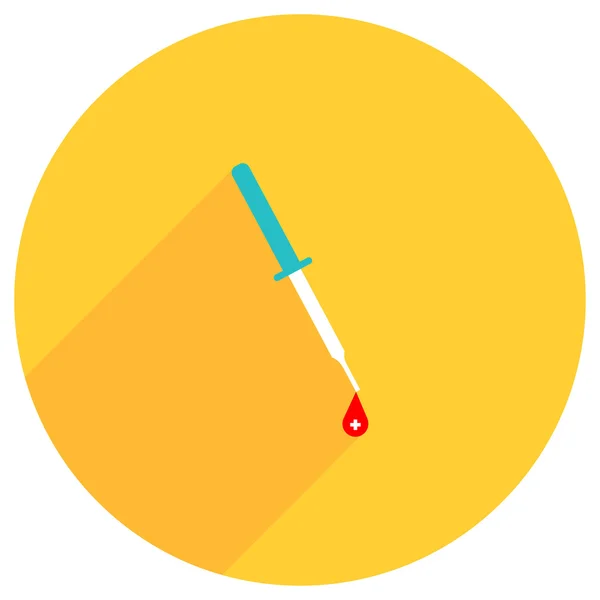 Set for blood sampling — Stock Vector