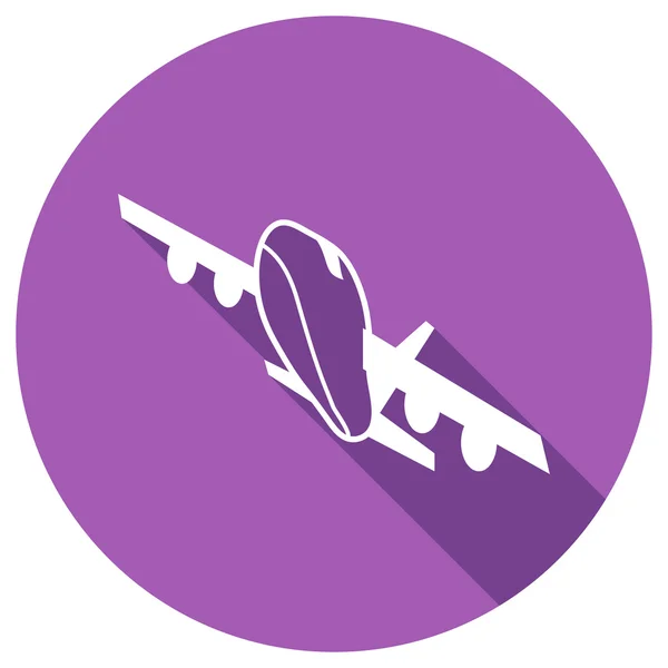 Ploché ikony letadlo — Stockový vektor