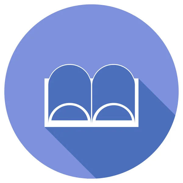 Icon of open book — Stock Vector