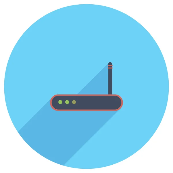 Flat Icon of modem — Stock Vector