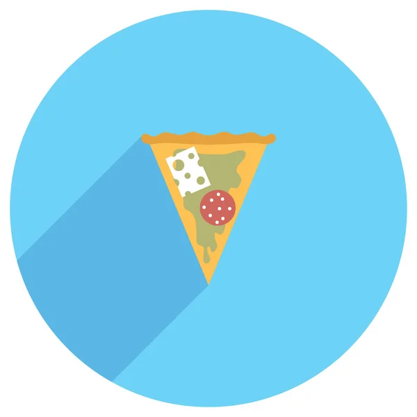 피자 슬라이스 아이콘 — 스톡 벡터