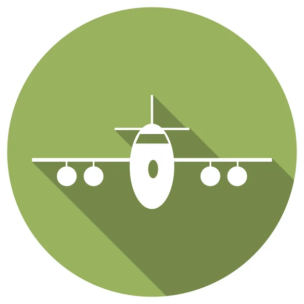 Flat Icon of airliner — Stock Vector