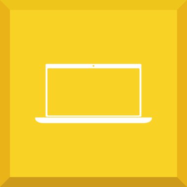 dizüstü düz simgesi