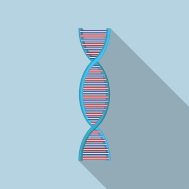 DNA'ın düz simgesi