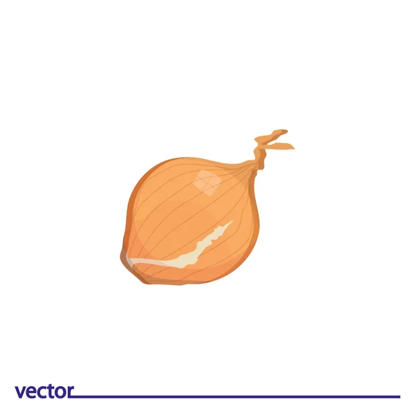 Icono de cebolla fresca — Archivo Imágenes Vectoriales