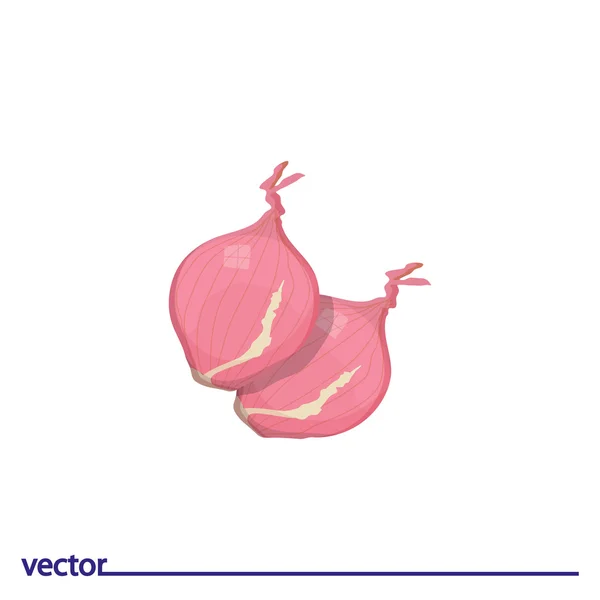 Icono de cebolla fresca — Archivo Imágenes Vectoriales