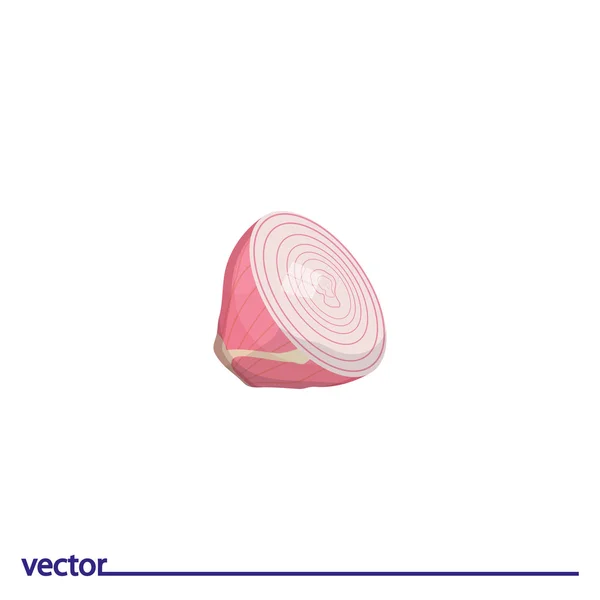 Icône d'oignon frais — Image vectorielle