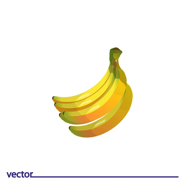 Ícone de bananas. Isolados — Vetor de Stock