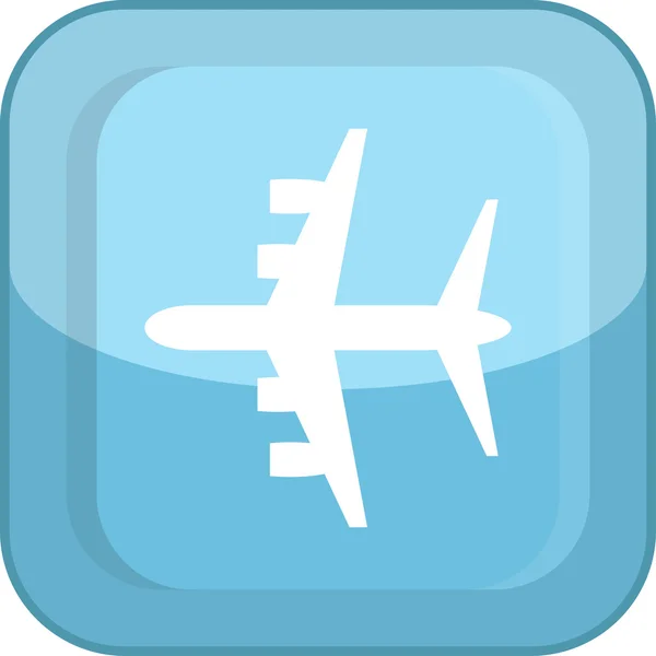 Flat Icon of airline — Stock Vector