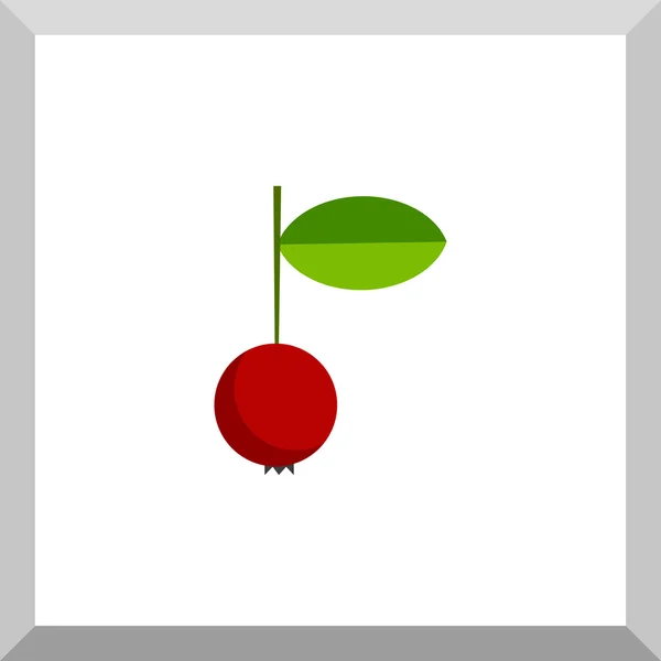 Flat Icon of cherry — Stock Vector