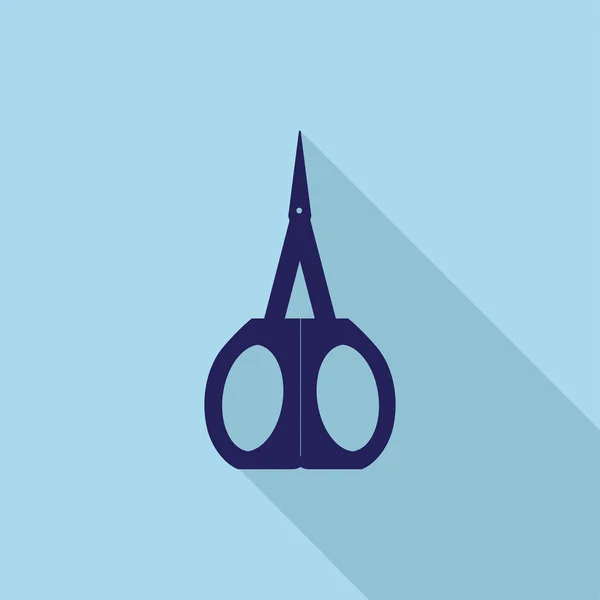Flat Icon of scissors — Stock Vector