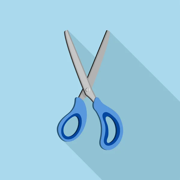 Flat Icon of scissors — Stock Vector