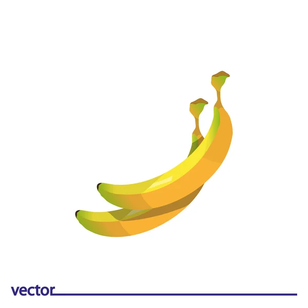 Ícone de bananas. Isolados — Vetor de Stock