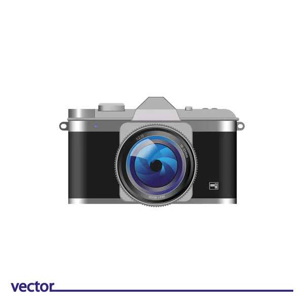 Плоска іконка камери — стоковий вектор