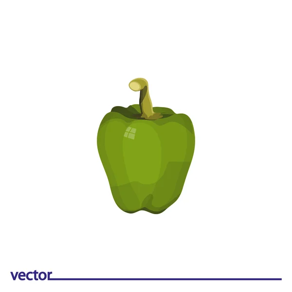 Икона сладкого перца — стоковый вектор