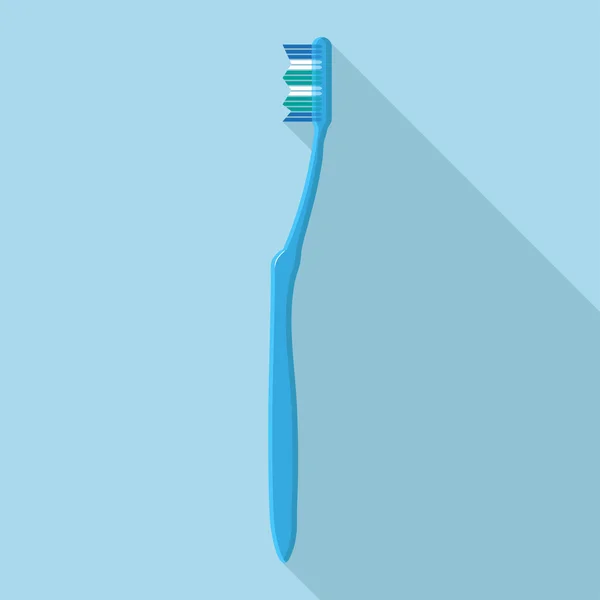 Flat Icon of toothbrush — Stock Vector