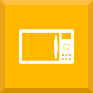 Mikrodalga düz simgesi