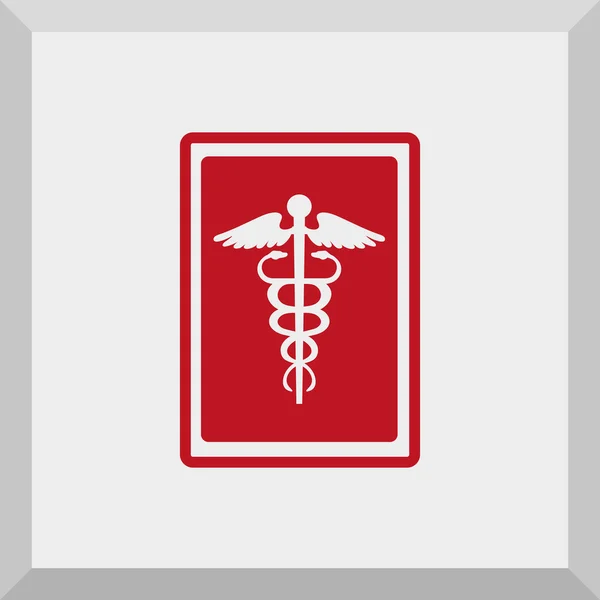 Płaskie ikonę symbolu medyczne — Wektor stockowy