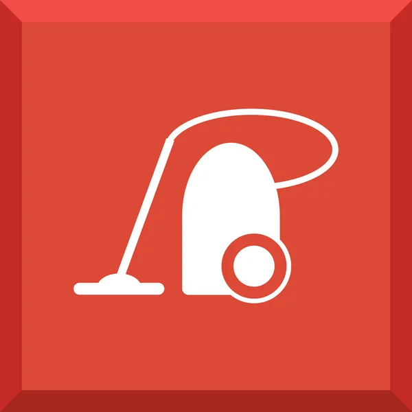 Flat Icon of vacuum cleaner — Stock Vector