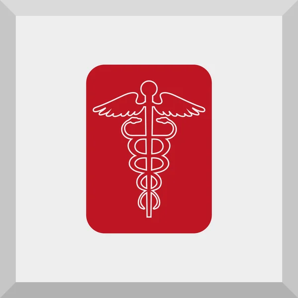 Flat Icon of medical symbol — Stock Vector