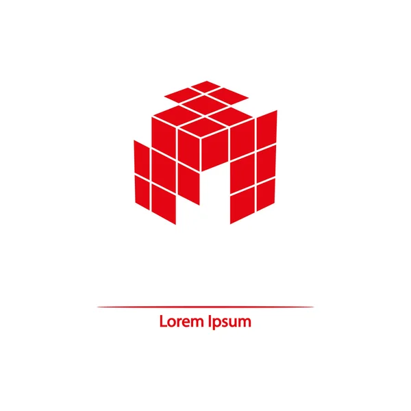 Icône de rubik's cube — Image vectorielle