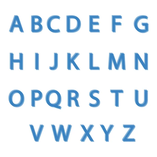 Diseño Cartas del alfabeto — Archivo Imágenes Vectoriales