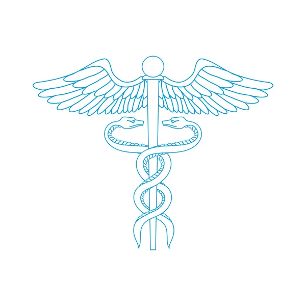 Simbolo medico isolato — Vettoriale Stock