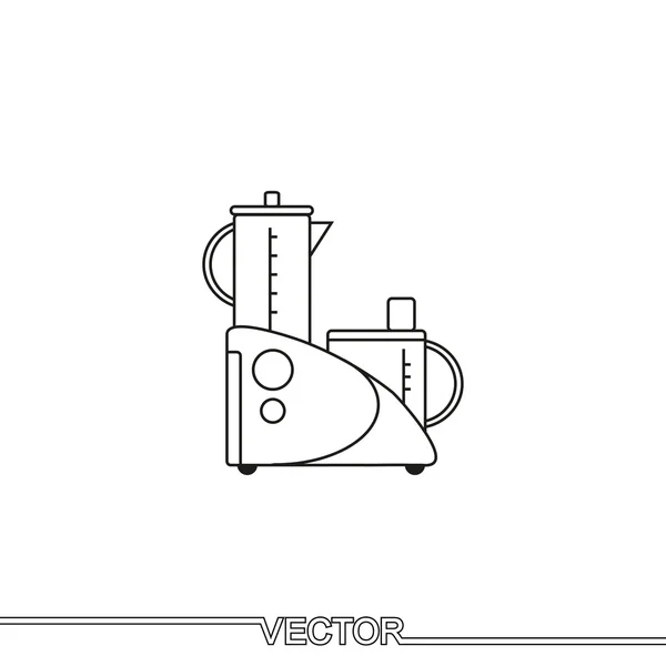 Icono del procesador de alimentos — Vector de stock