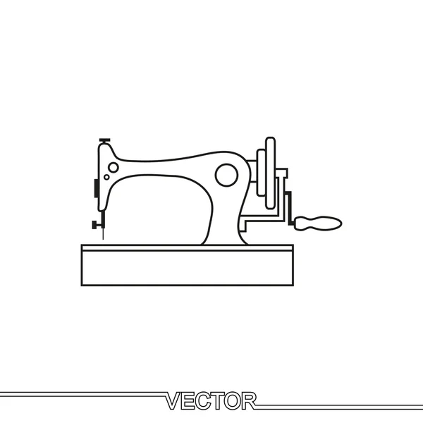 Icône de machine à coudre — Image vectorielle