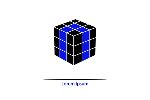 Икона кубика Рубика — стоковый вектор