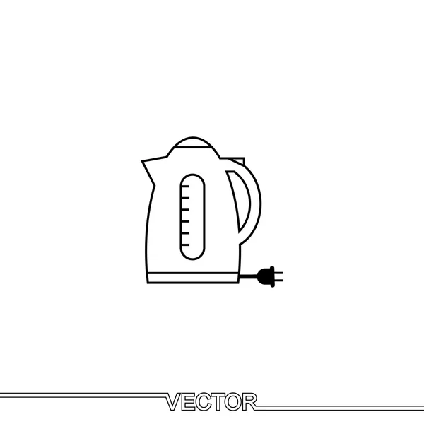 Wasserkocher-Symbol — Stockvektor