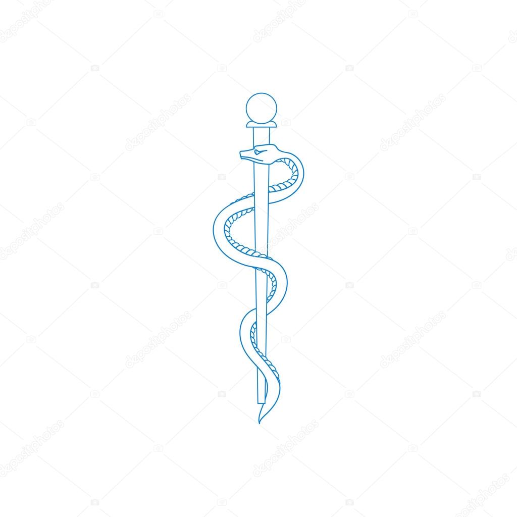 Medical symbol isolated