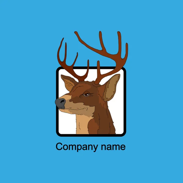 Panda logo met plaats voor bedrijfsnaam — Stockvector