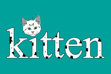 Kediler kafa ile yavru kedi metin