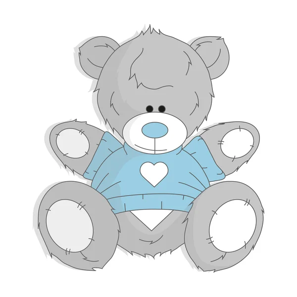 Ours en peluche pour enfant — Image vectorielle