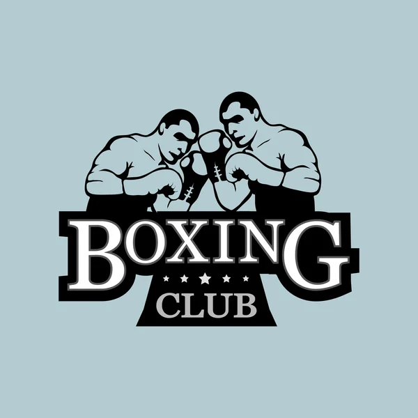 Logo club de boxeo — Vector de stock