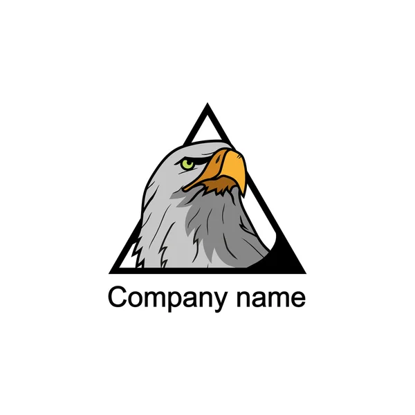 Kartal logolu şirket adı için bir yer — Stok Vektör