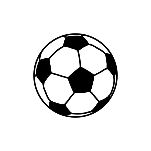 Illustration de ballon de football — Image vectorielle