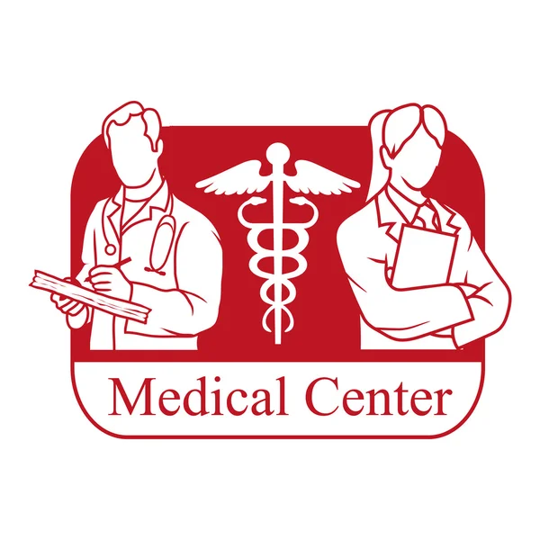 Icono del centro médico — Vector de stock