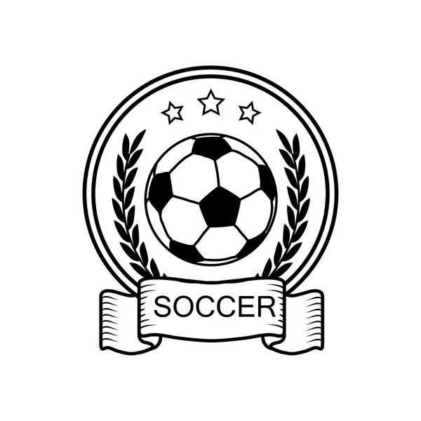 Logo del club de fútbol — Archivo Imágenes Vectoriales